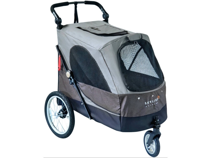 Petstro XL med fire hjul i fargen Earth Brown